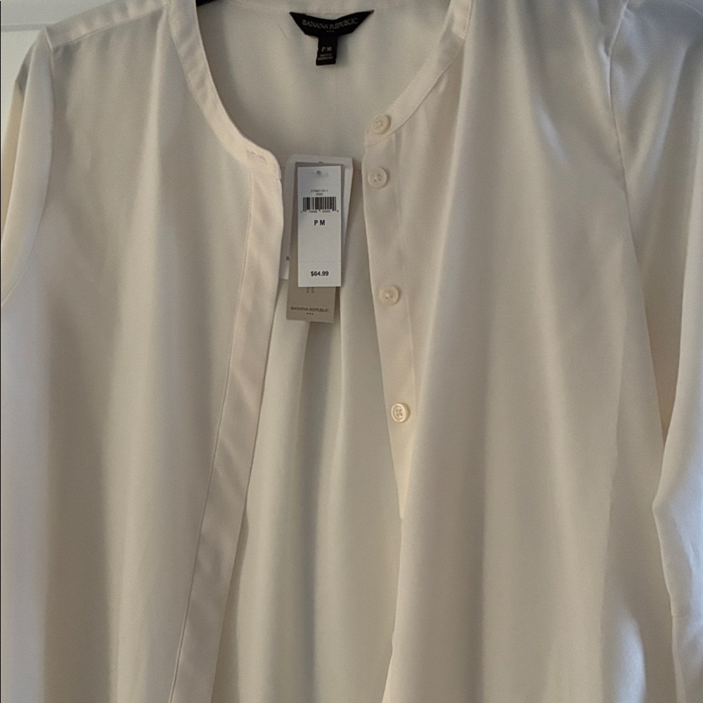 Banana Republic Classic White Shirt